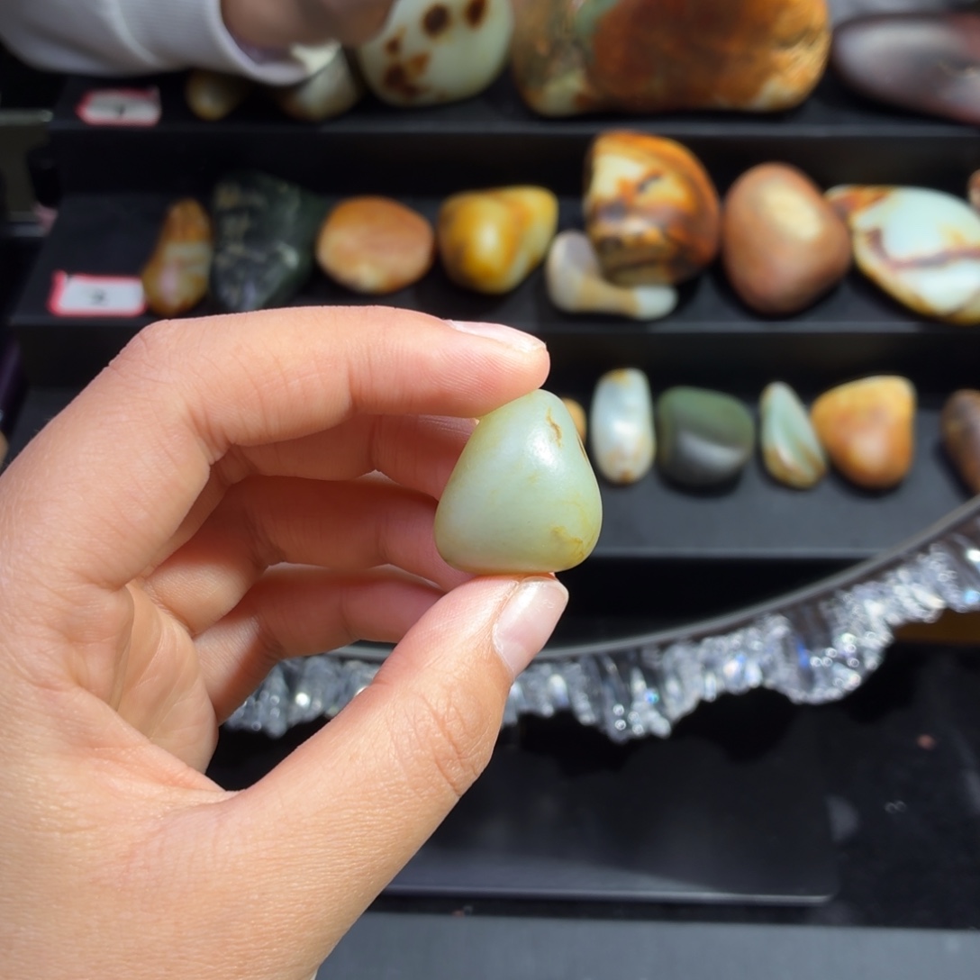 和田玉未镶嵌挂件12.8