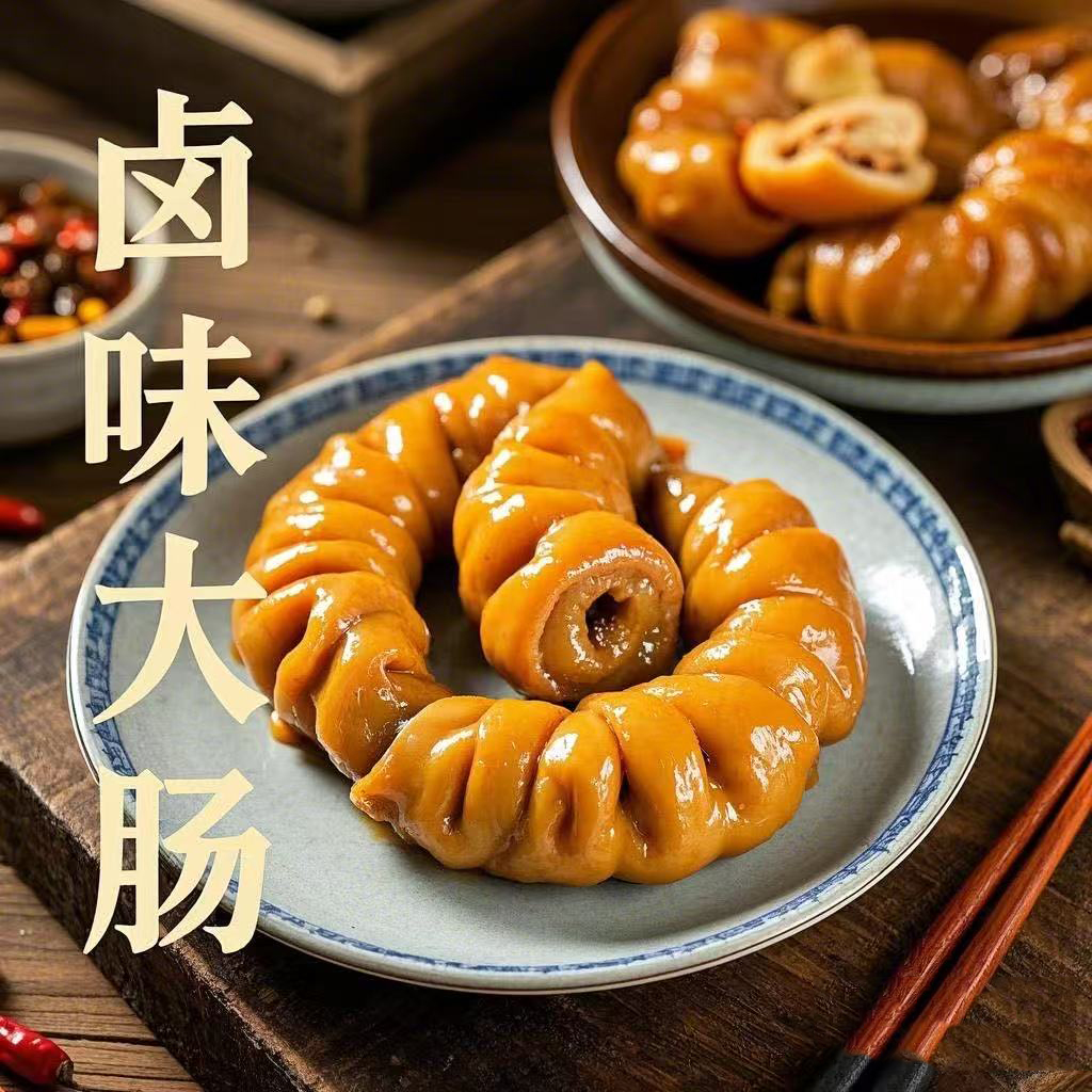 【买2斤送1斤到手3斤】精卤肥肠色泽红润飘香四溢健康卤味
