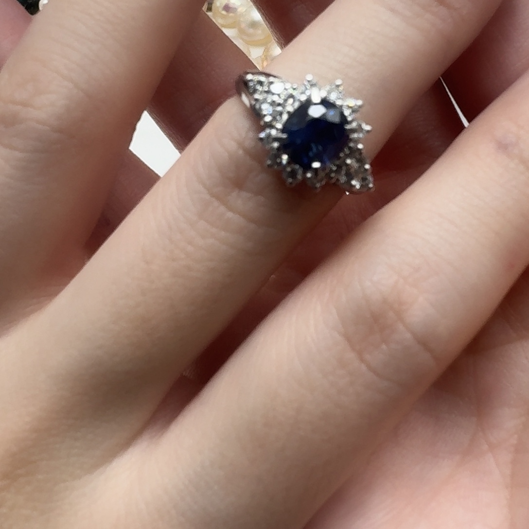 蓝宝石戒指未镶嵌