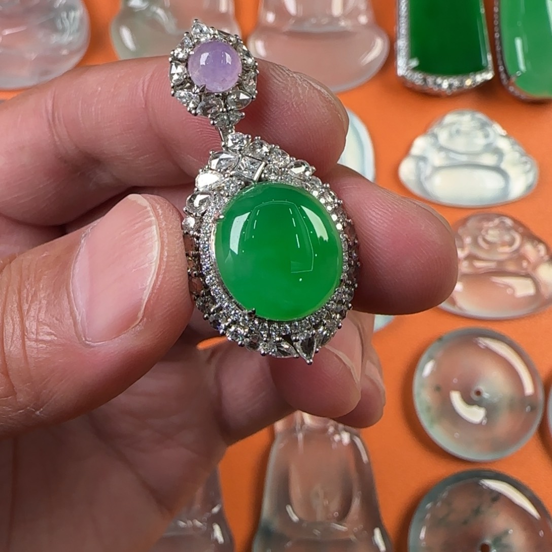 定制翡翠未镶嵌天然