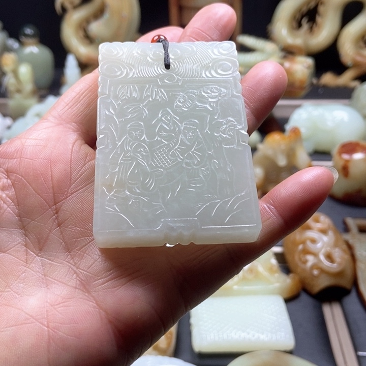 和田玉挂件未镶嵌