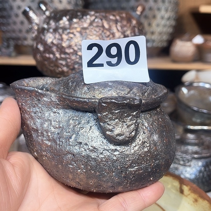 杯高温柴烧陶泥宝瓶