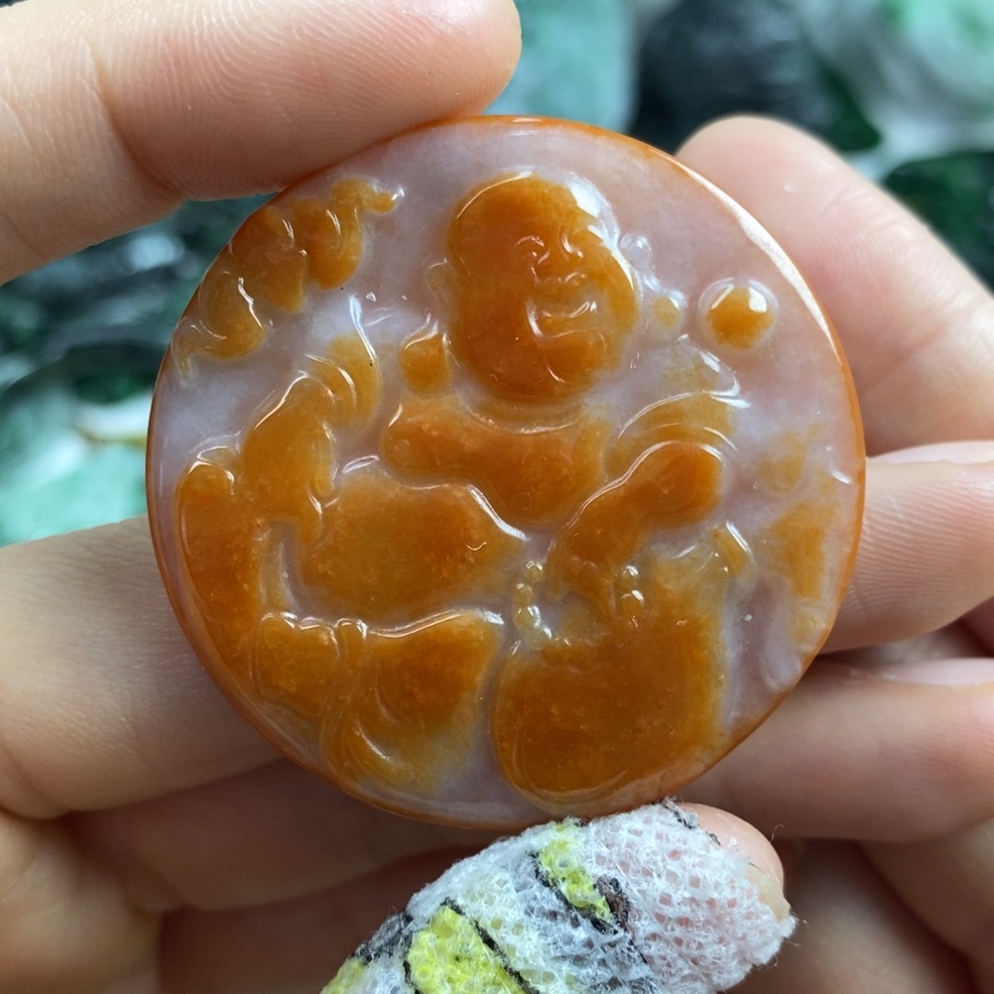 翡翠颈饰未镶嵌吊坠