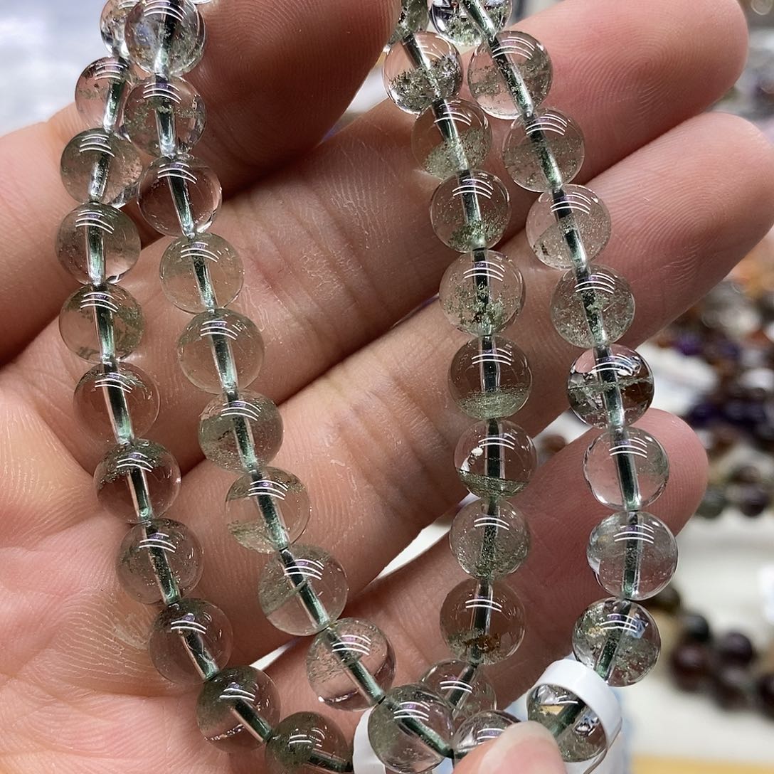 水晶手链未镶嵌多样性发货发一条