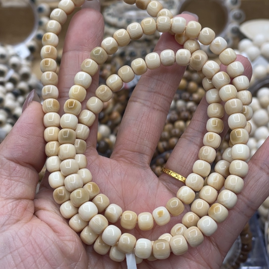 猛犸象牙手串/手链/手镯5.6✖️6.4带芝士皮福利特价