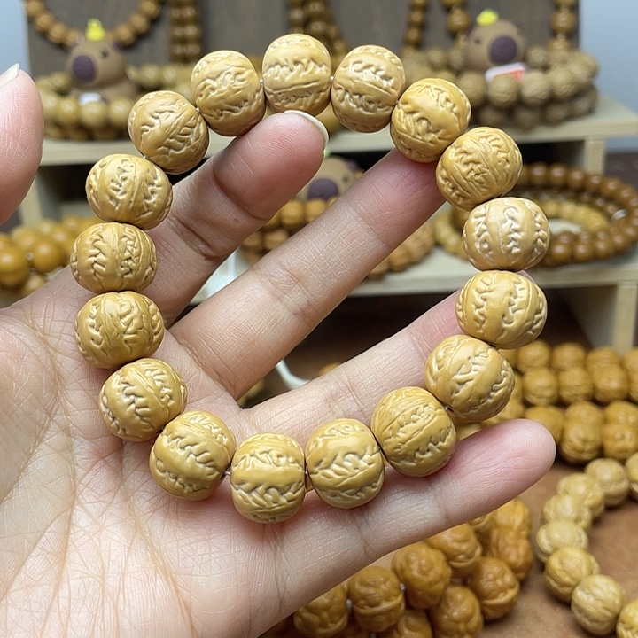 手串猴头核桃 聚宝盆京八棱