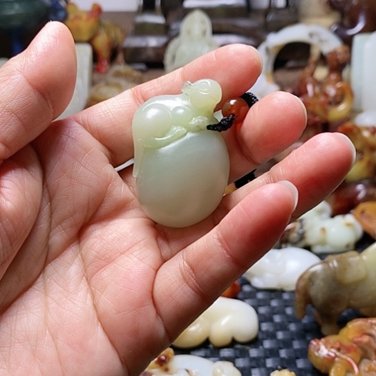 和田玉挂件未镶嵌藝*傢