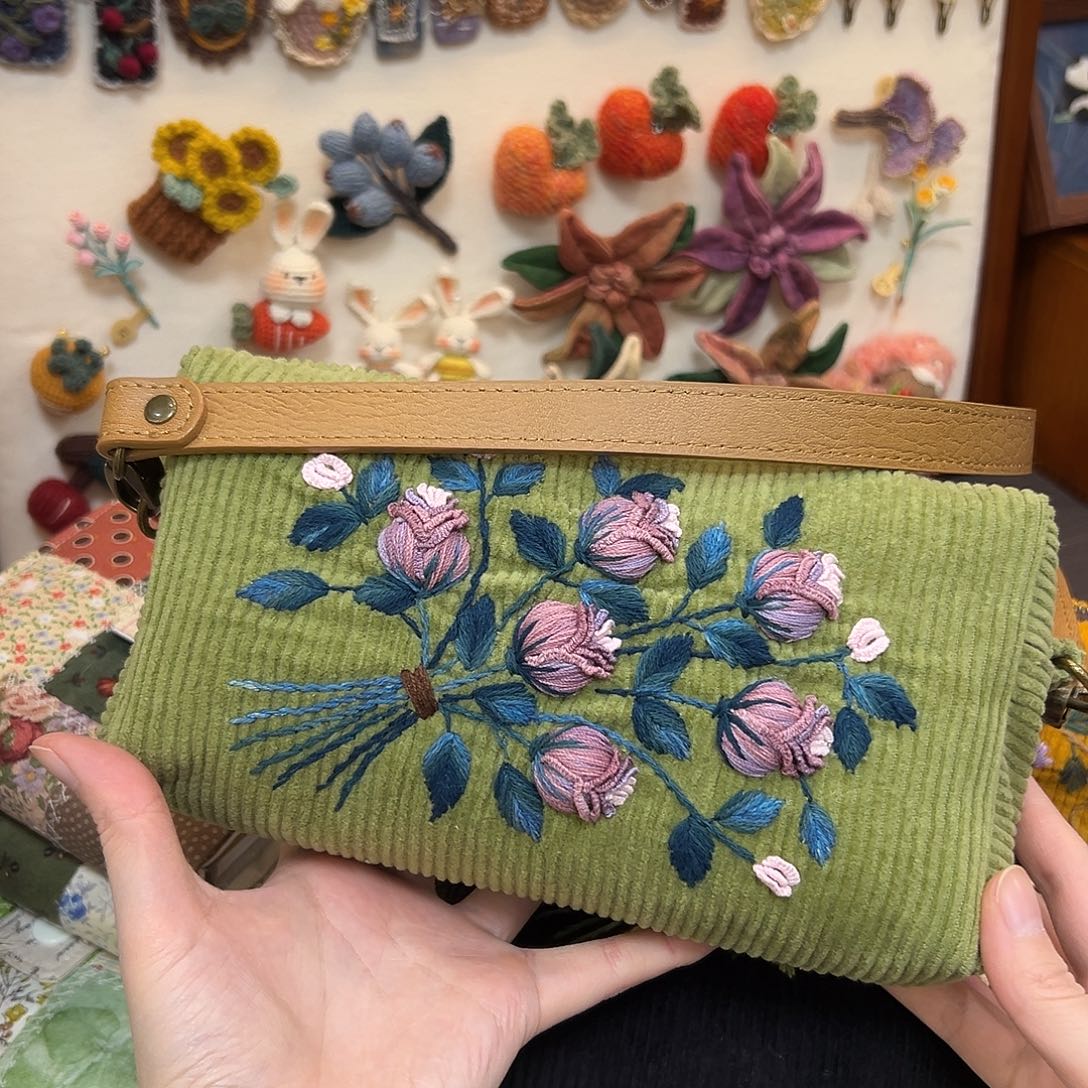 塑料钩织刺绣手工包包玩偶居家用品