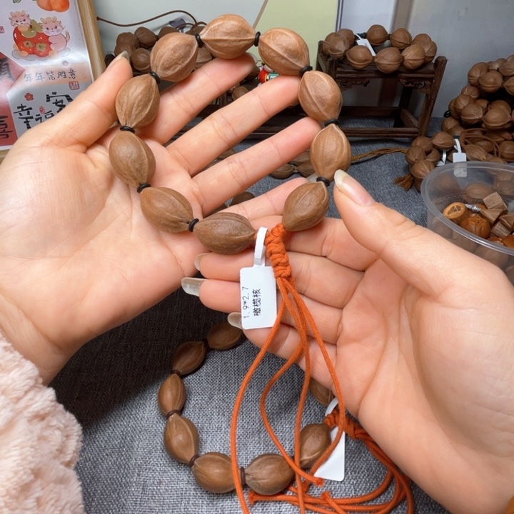 橄榄核手串/手链康*涵梅林铁核19.27