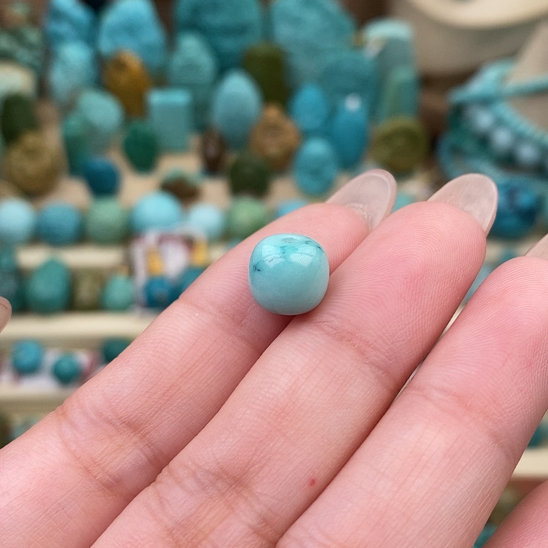 未镶嵌绿松石珠宝奇石