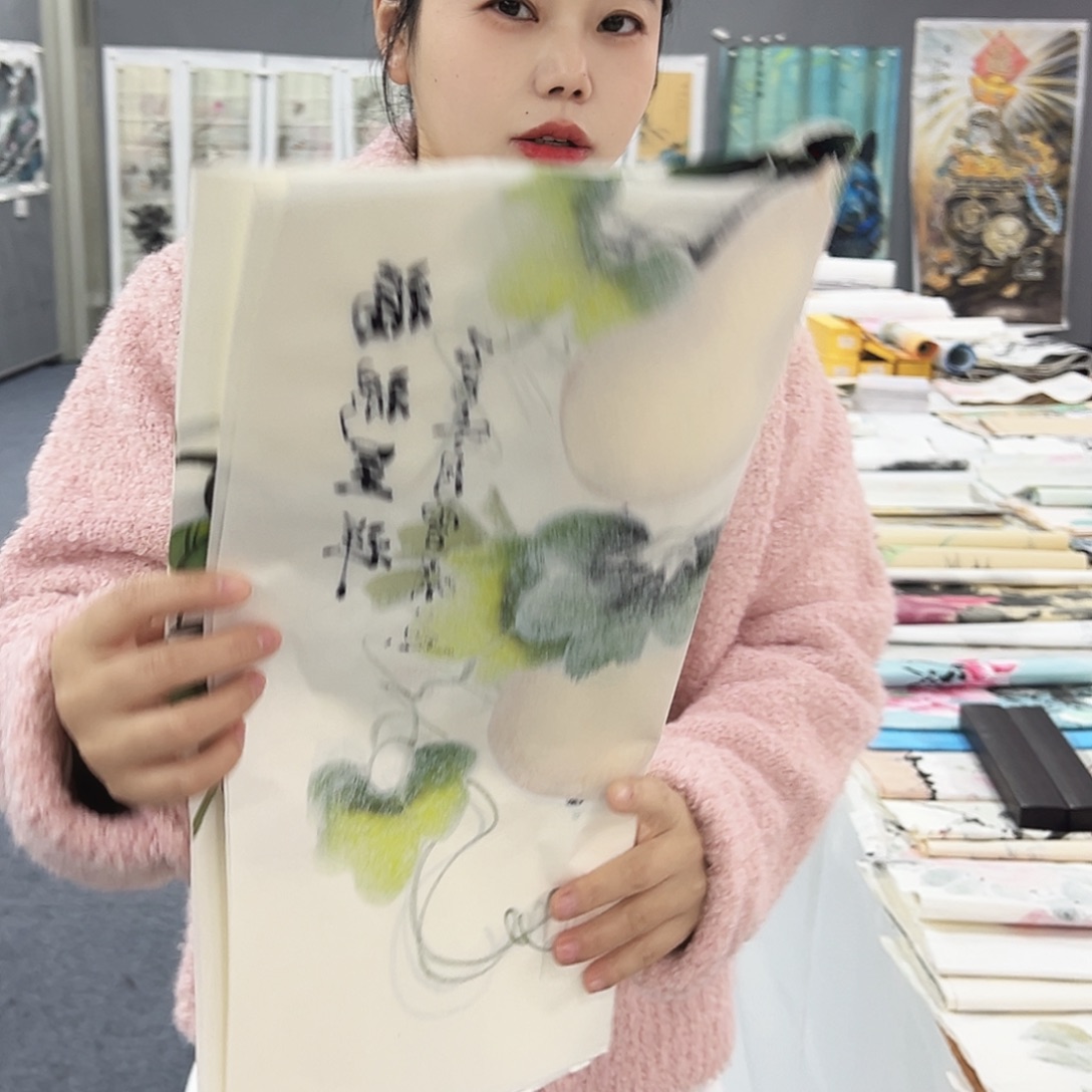 国画事事顺心如意万事