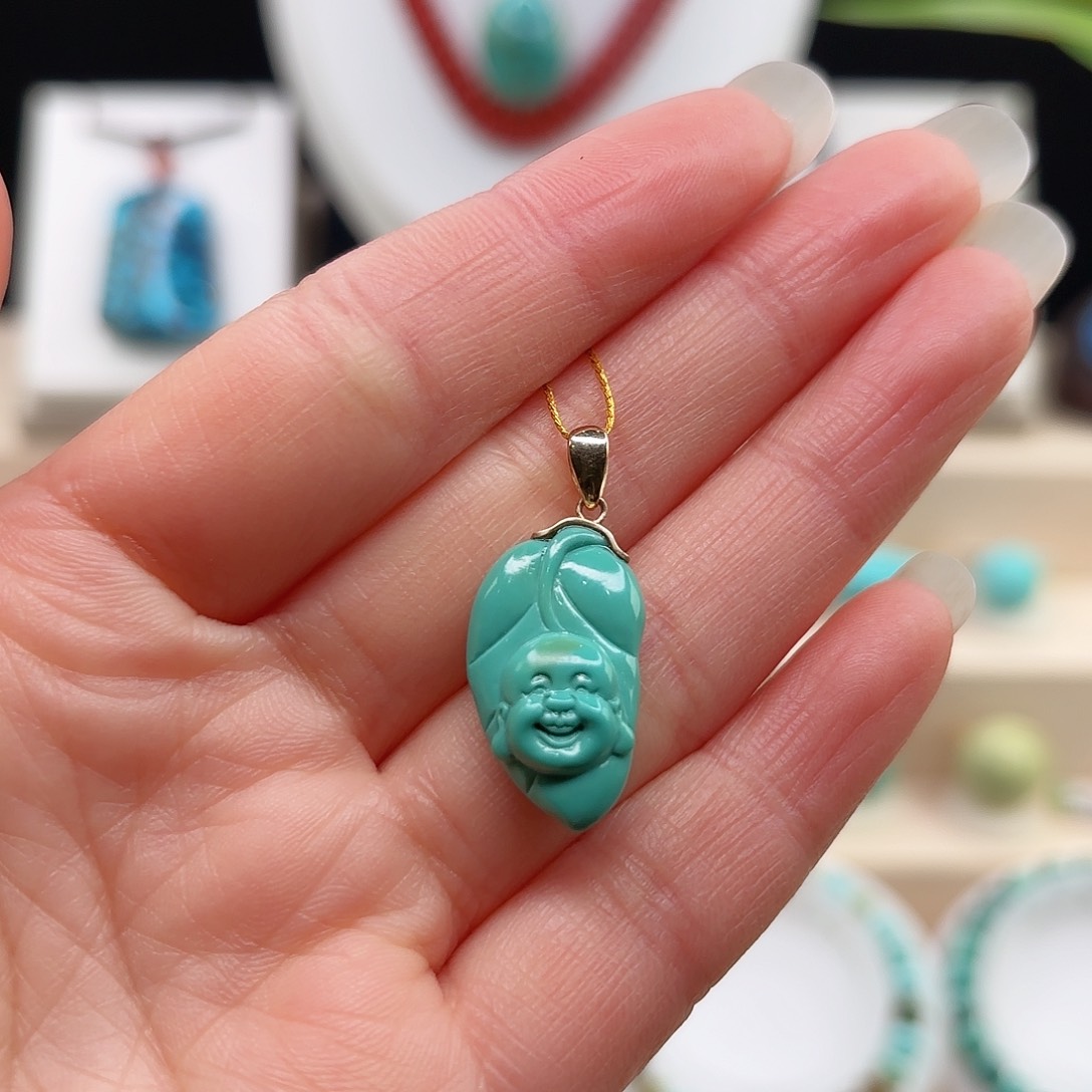 绿松石配饰未镶嵌