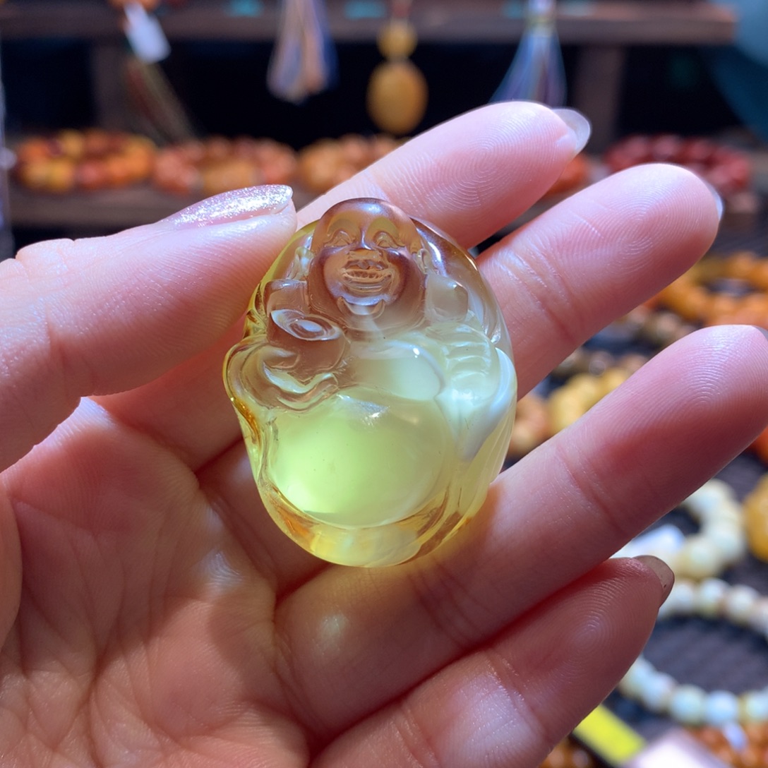 蜜蜡未镶嵌吊坠(不含链)