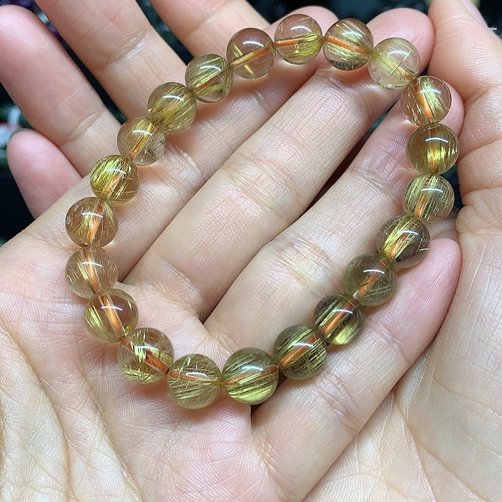 水晶手串未镶嵌蒸天然水晶