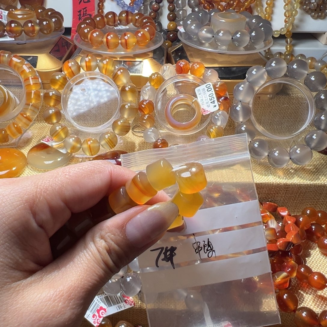 云***子玛瑙/玉髓合金颈饰7