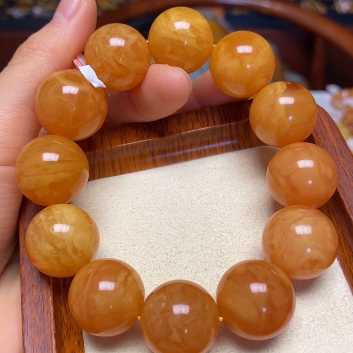 【闪购商品】蜜蜡手链未镶嵌手串