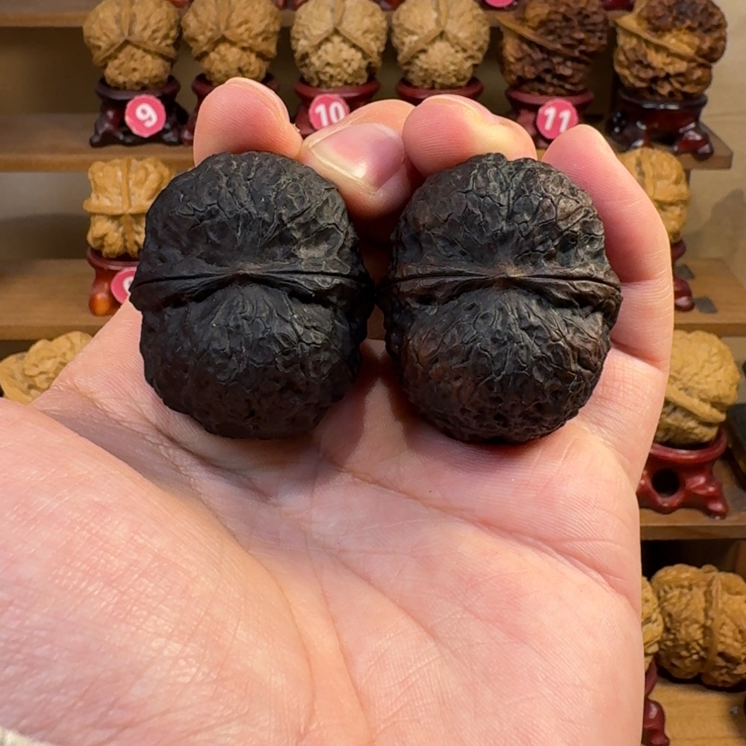 铁核桃把件地闷平谷元宝42尺