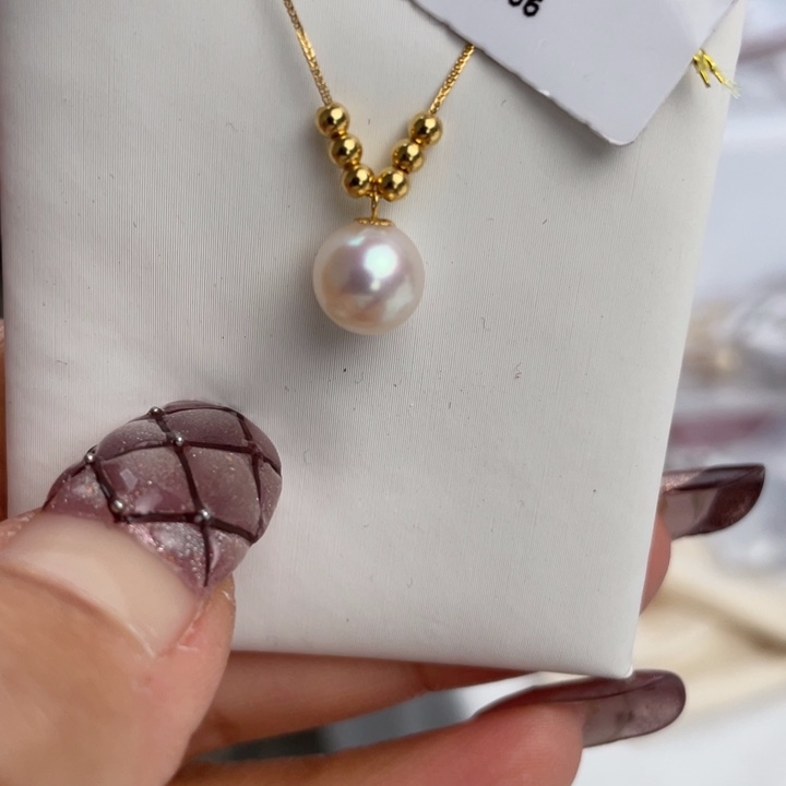 海水珍珠颈饰18K金镶嵌