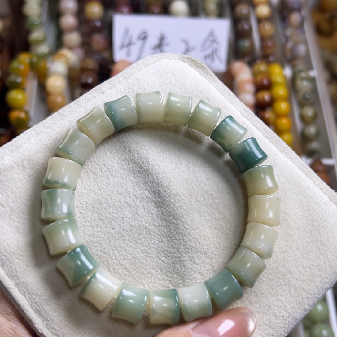 手串菩提根/象牙果新款竹节花皮10