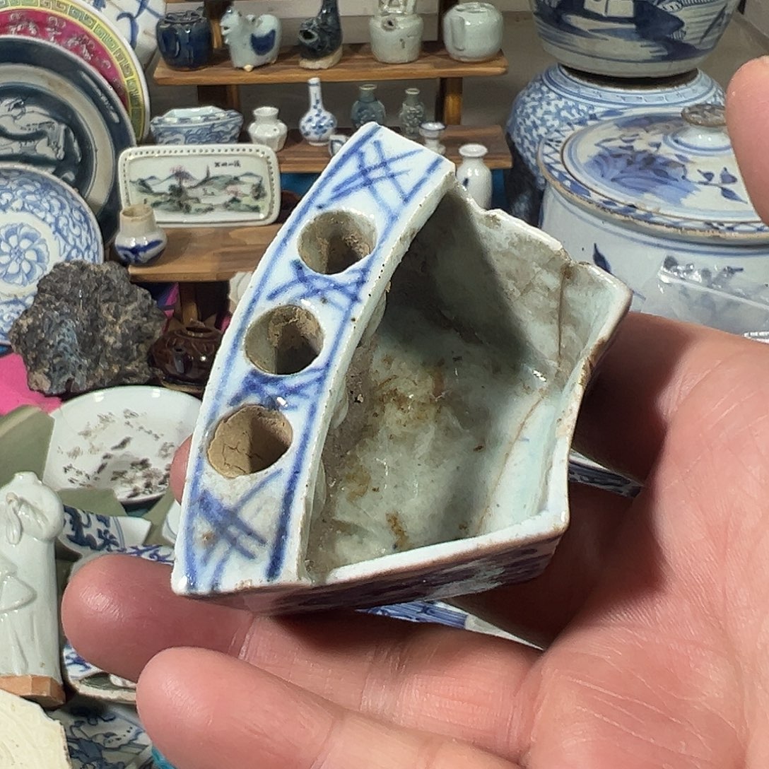 摆件陶瓷片标本，全场包邮