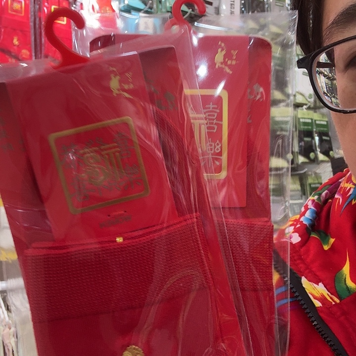 三醋酯纤维生肖袜3双