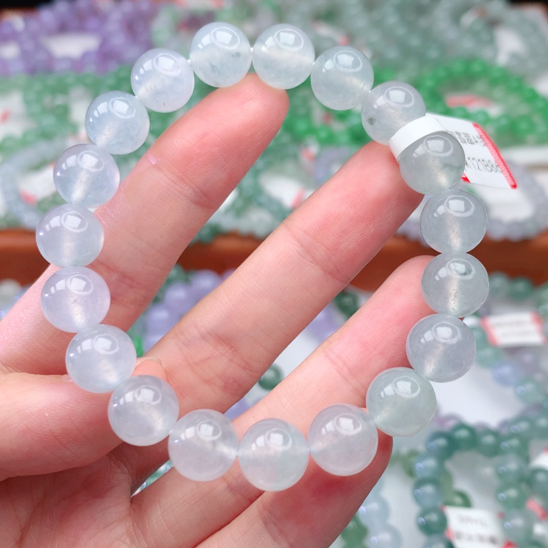 翡翠手链未镶嵌翡翠10mm