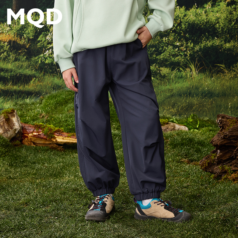 MQD童装儿童25春新款学院风中大童工装裤子休闲裤9651W1515