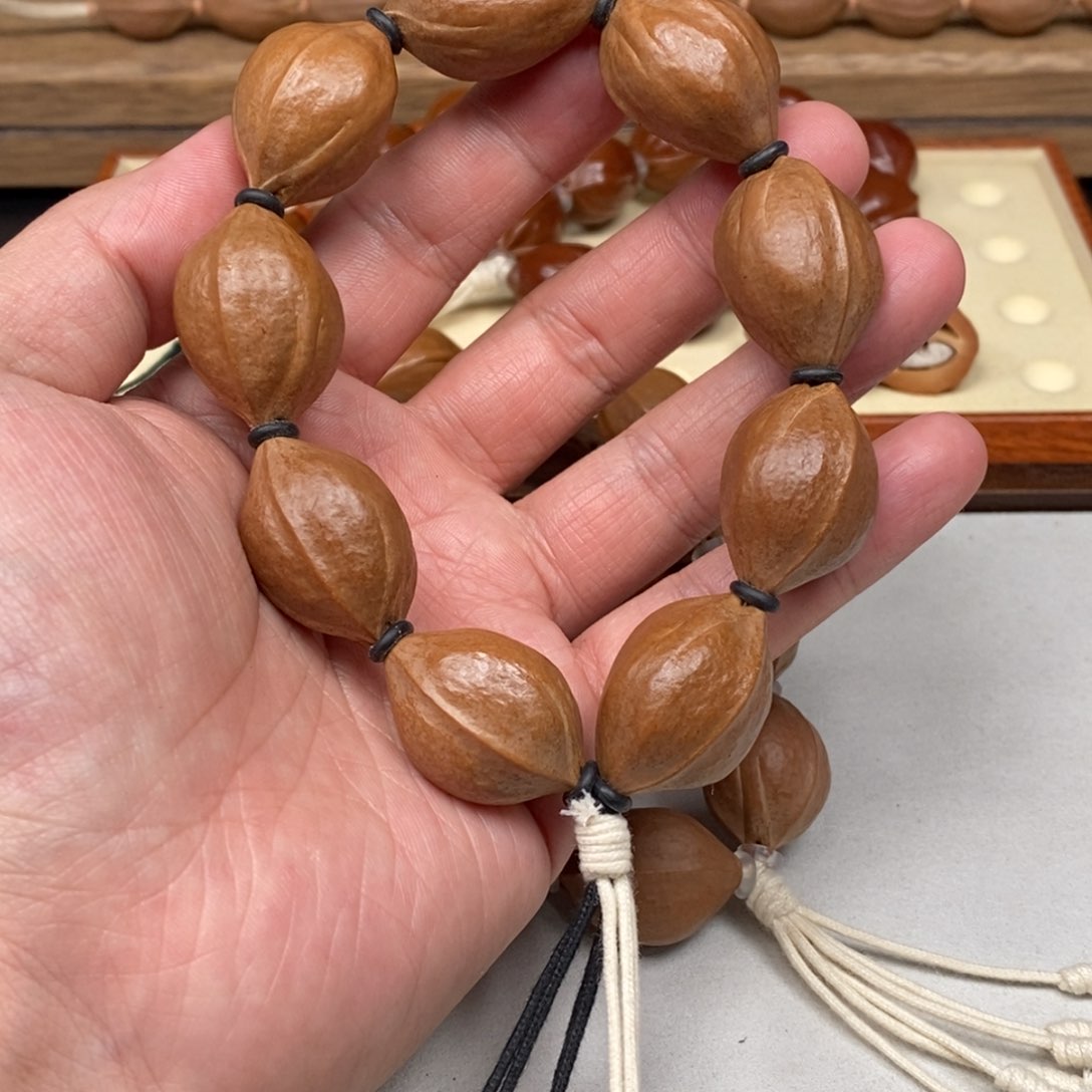 橄榄核手串20×29福利 老树铁核原籽