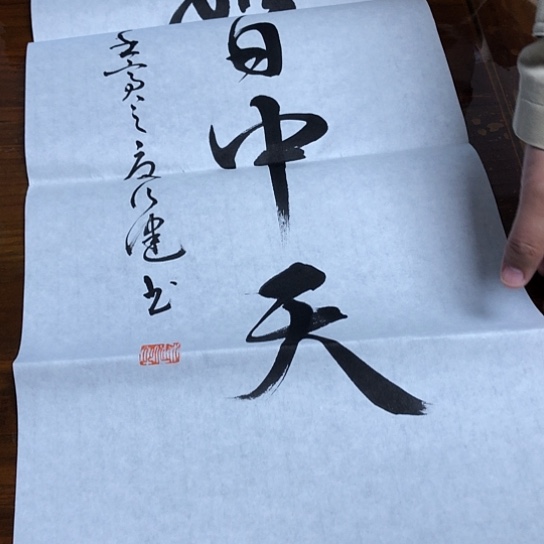 书法颜老师书法作品