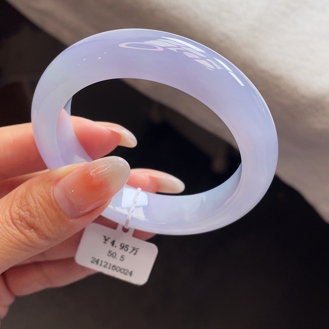 翡翠手镯未镶嵌50-51圈