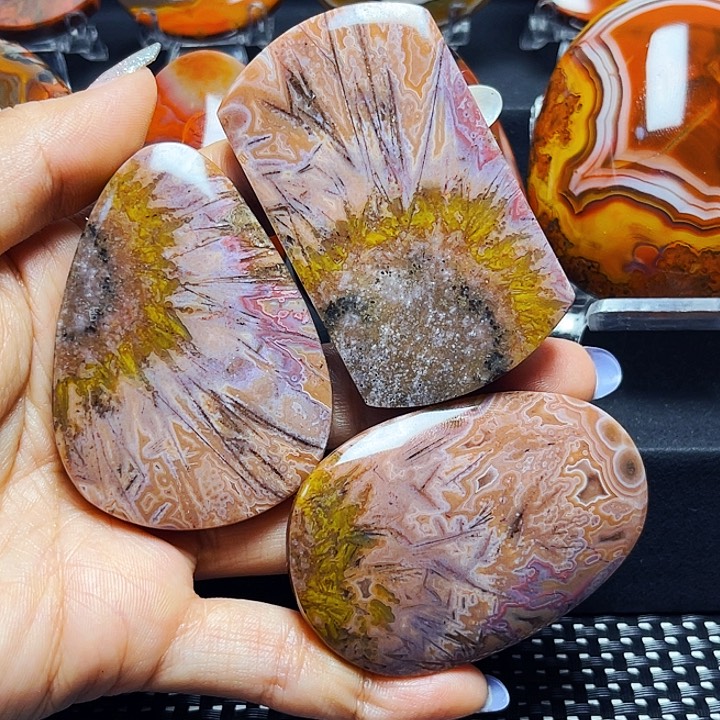 玛瑙/玉髓颈饰未镶嵌哟*卡