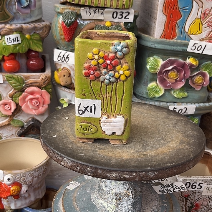 粗陶材质多肉花盆