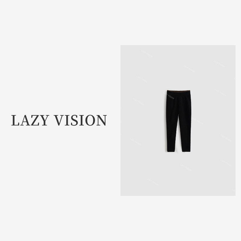 LAZYVISION聚热保暖加绒收腹压力打底裤+ZMD-34070
