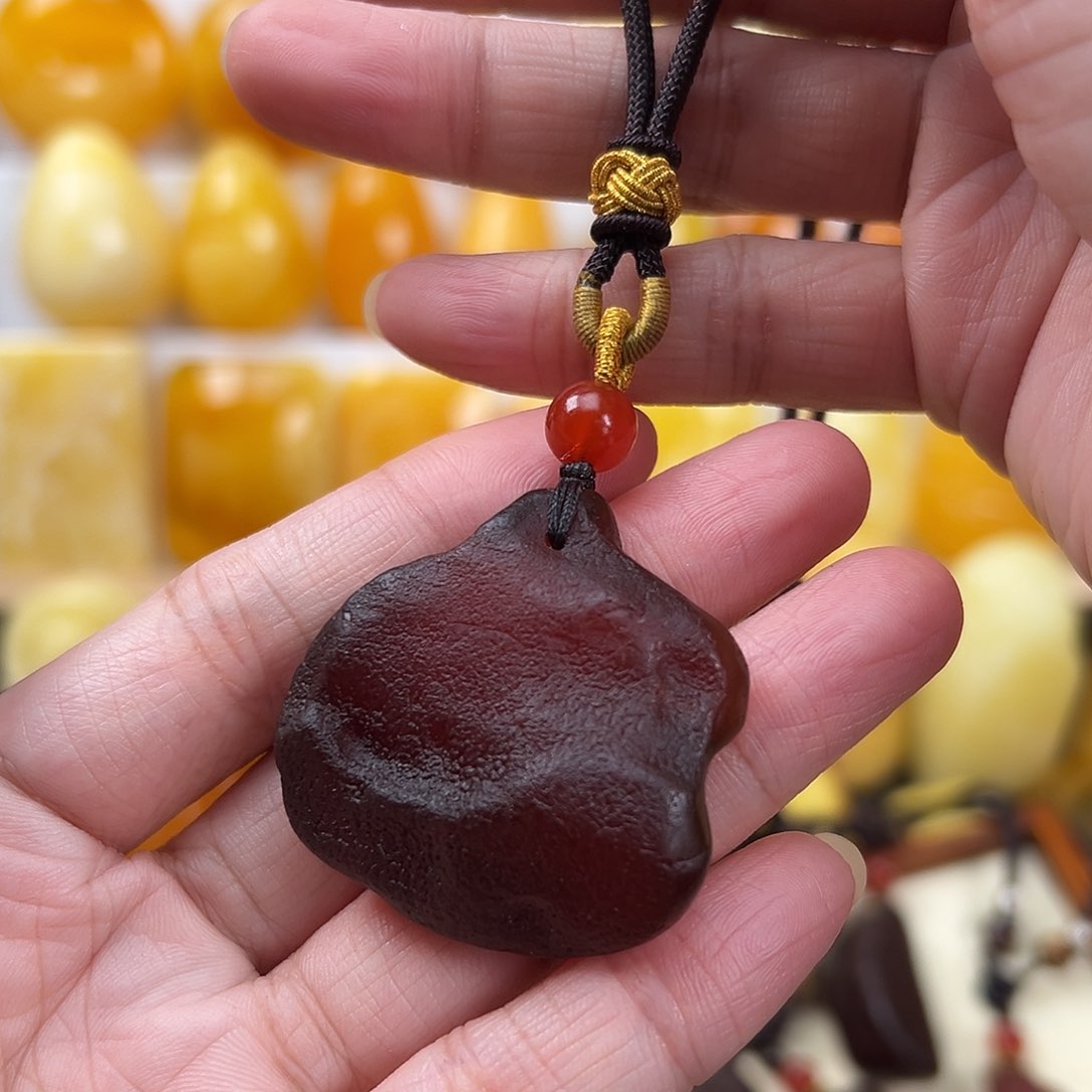 蜜蜡颈饰未镶嵌蜜蜡