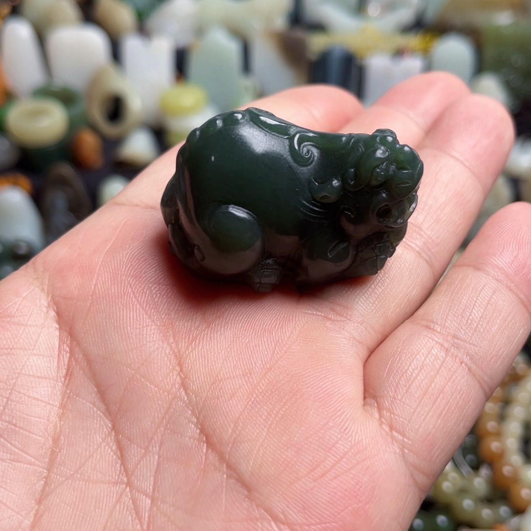 和田玉未镶嵌吊坠(不含链)