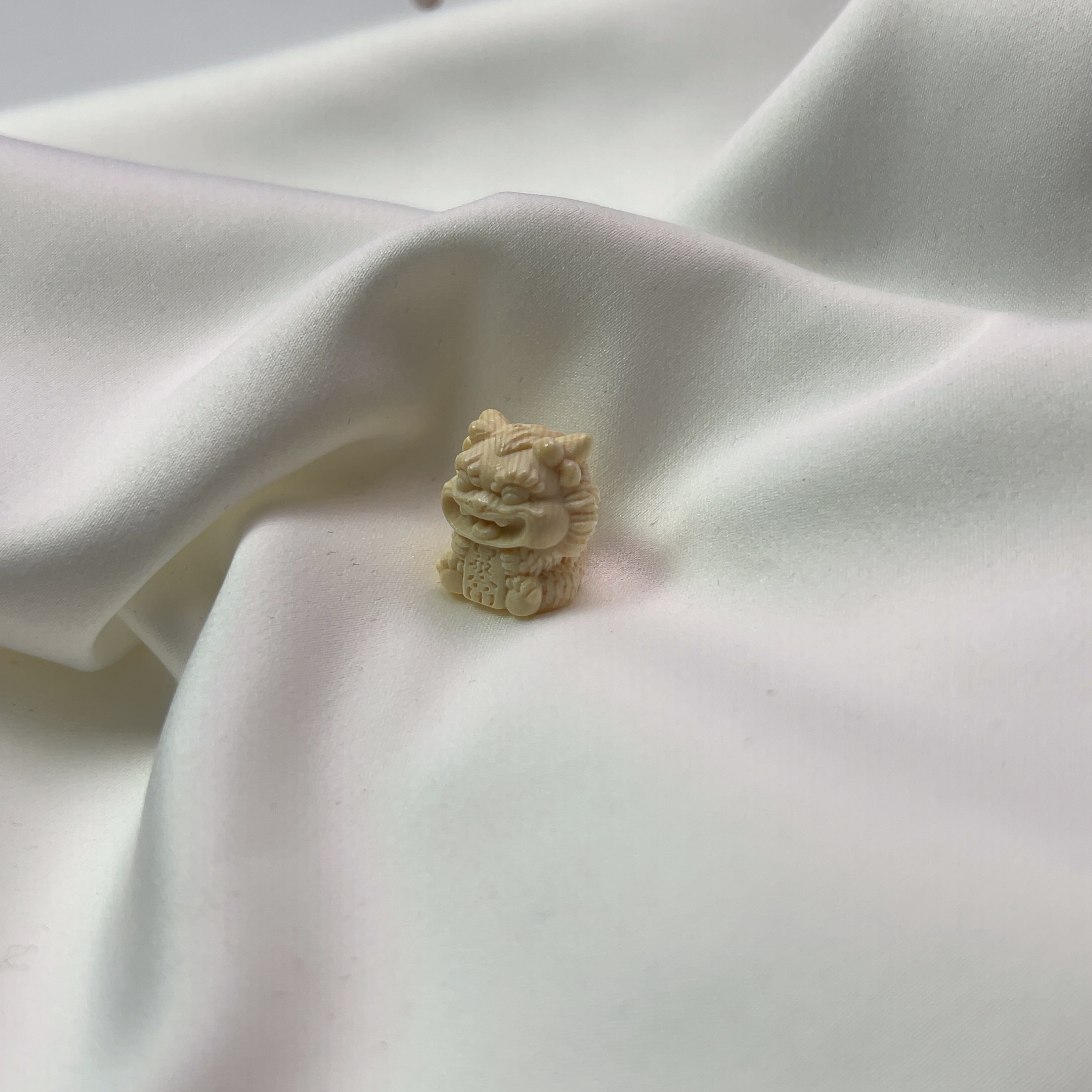 猛犸牙暴富龙雕刻配件