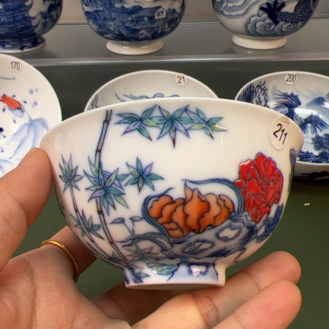 杯木木景德镇纯手绘茶具211