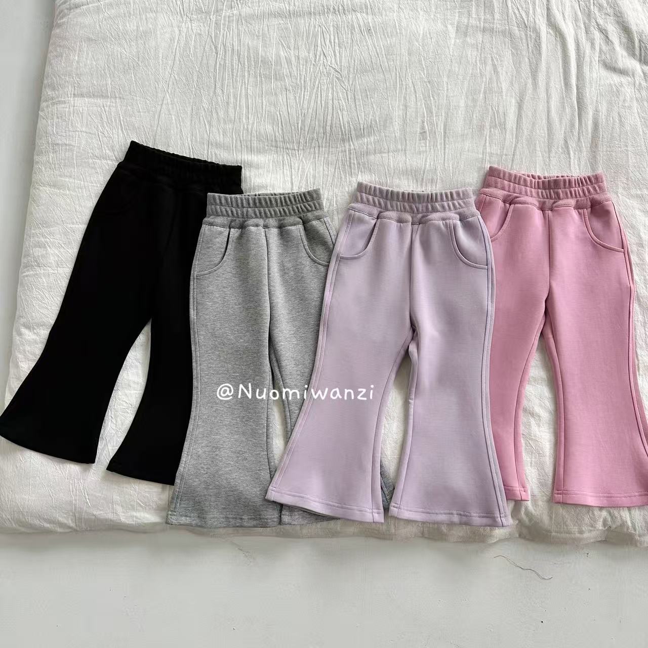 【现货】【氧气小神裤】高腰护肚LULU风微喇裤（秋款）WZJ-25620