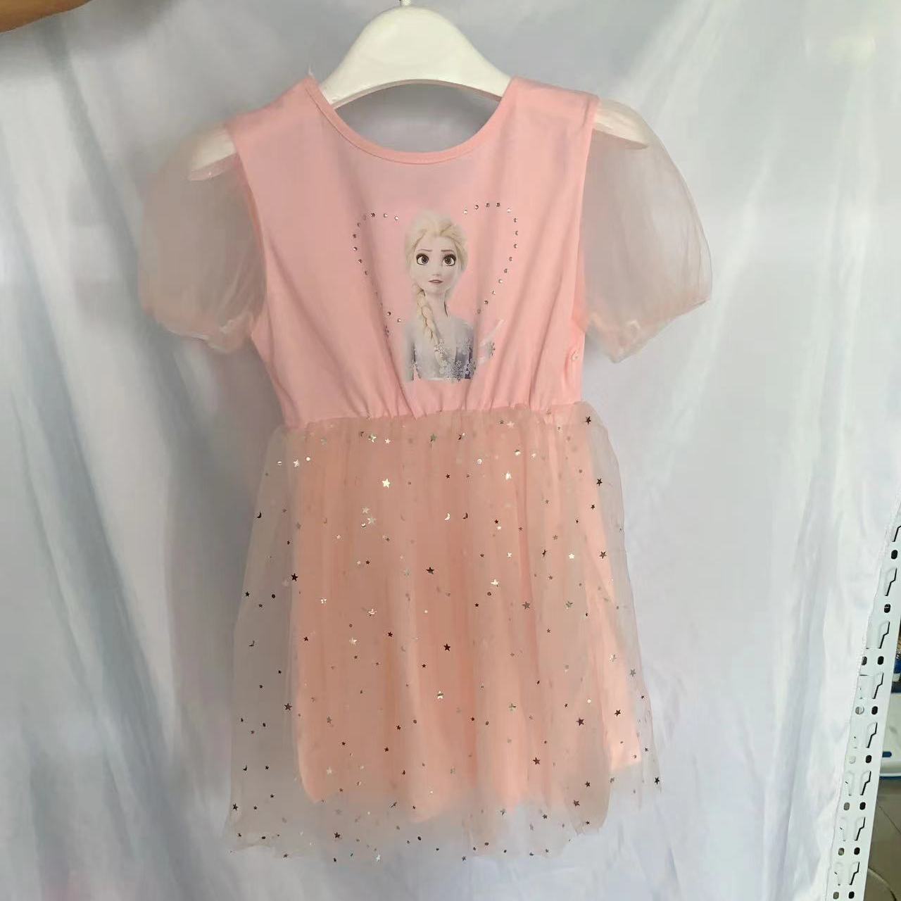 夏季女童时尚爱莎公主公主裙