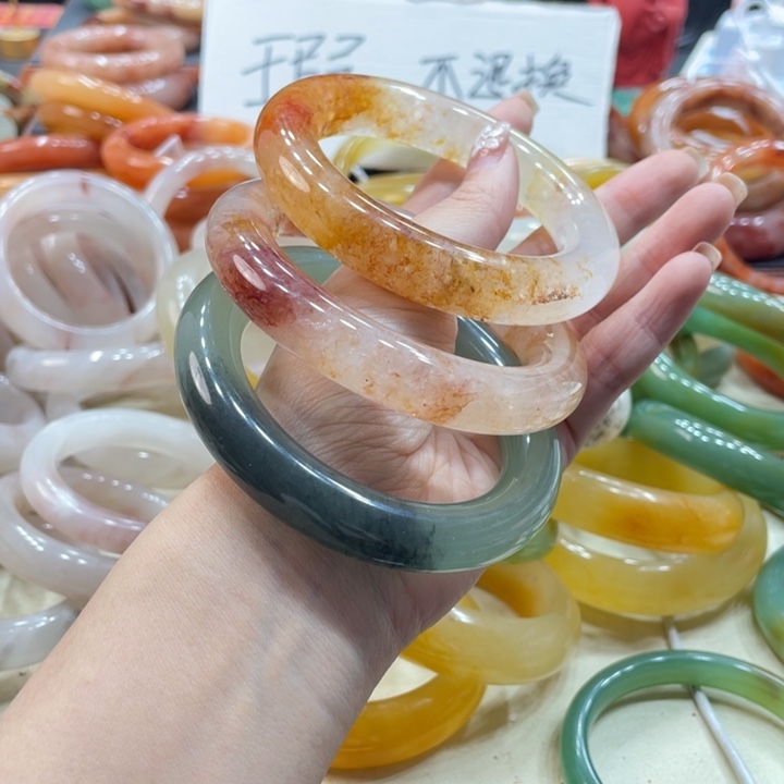 夢***影石英质玉钛钢珠宝奇石