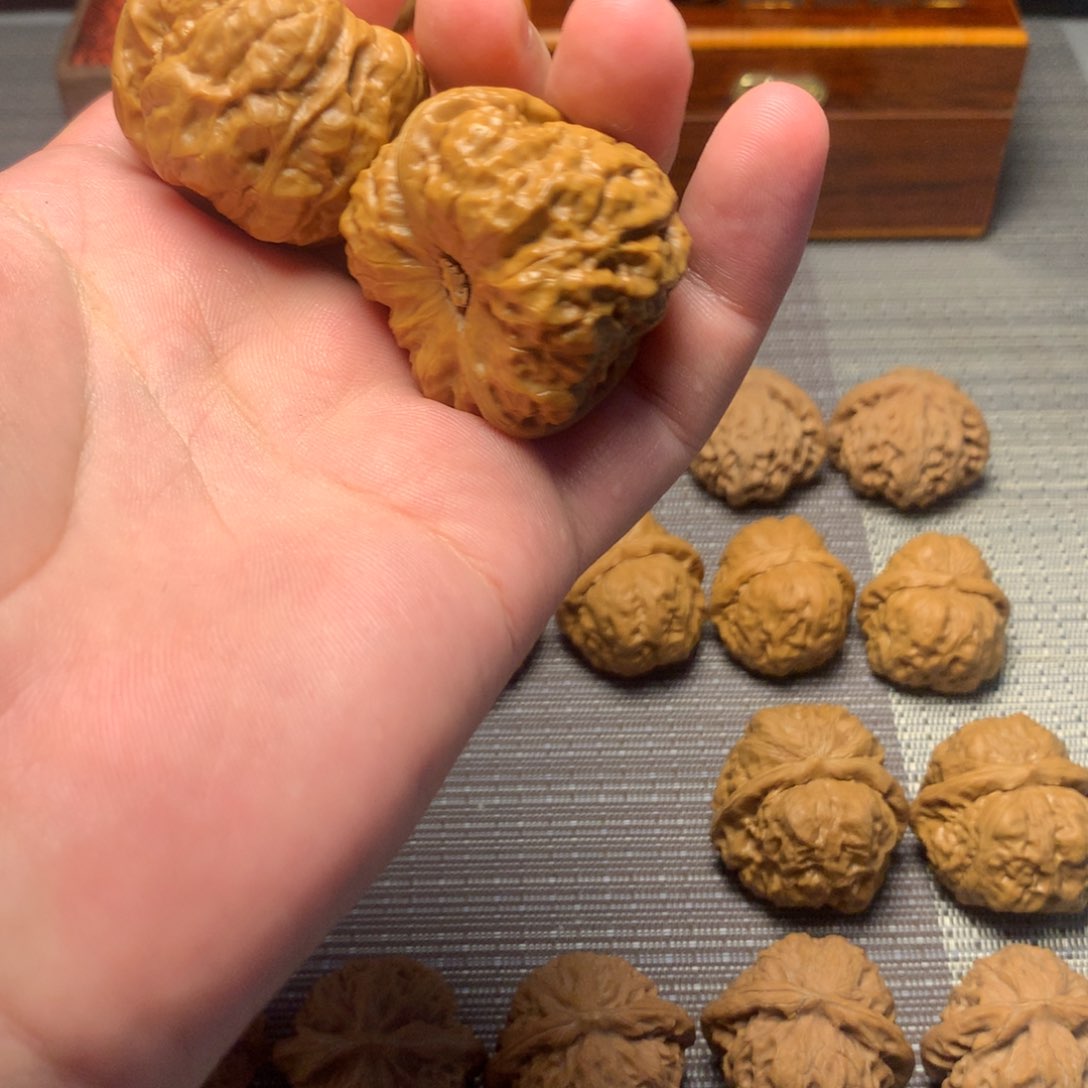 文玩核桃把件我**了蛤蟆头42099