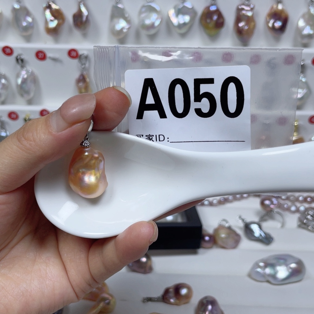 淡水珍珠巴洛克银S925镶嵌