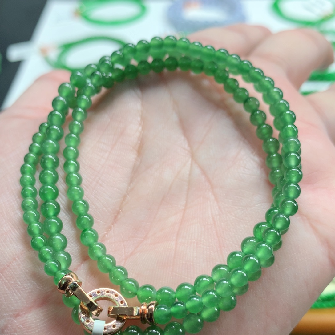 翡翠未镶嵌手链翡翠