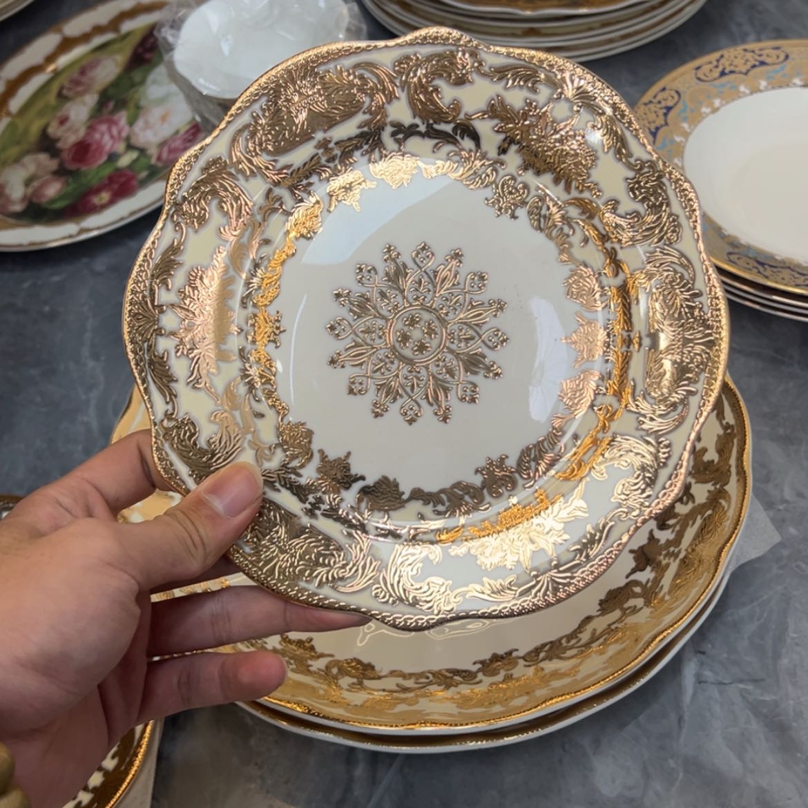 【闪购商品】瓷片7.5寸平盘两个一单福利价