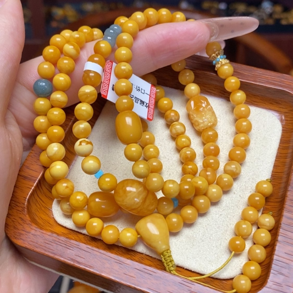 【闪购商品】蜜蜡手链未镶嵌手串