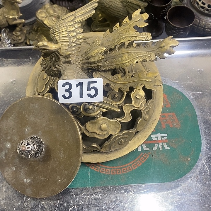 良***言闪电购铜摆件工艺品315