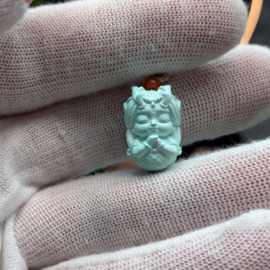 绿松石挂件未镶嵌