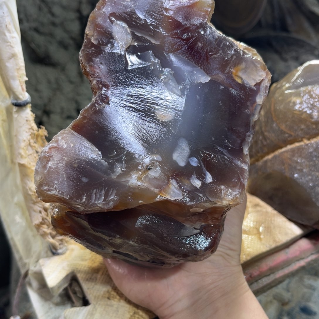 多***儿定制玛瑙天然玛瑙手镯原石