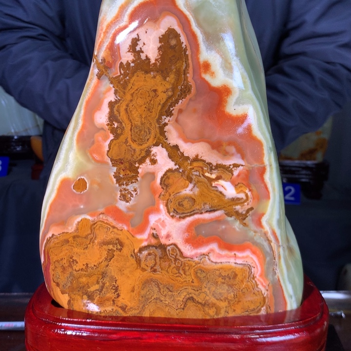 石材天然原石摆件