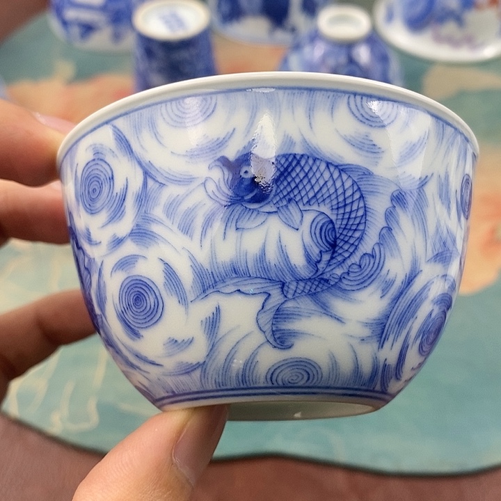 杯现代景德镇全手工全手绘茶具1688888